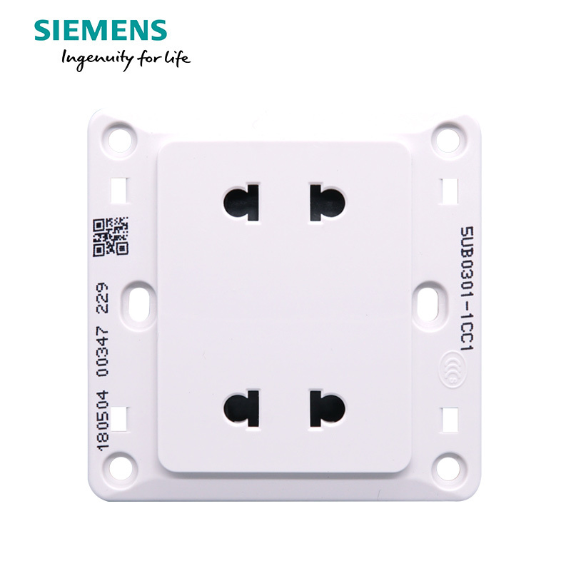 西门子（SIEMENS）开关插座 远景雅白系列四孔电源插座5UB03011CC1