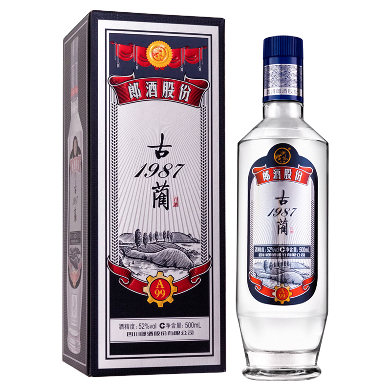 郎酒 古蔺1987(A99)52度 500mL*6瓶整箱白酒