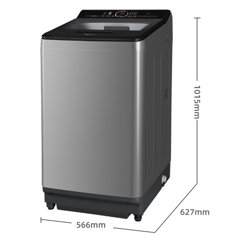 松下(Panasonic)XQB100-UALTS爱捷净10公斤全自动波轮洗衣机不弯腰大投入口大容量一键智洗老人孕妇家用