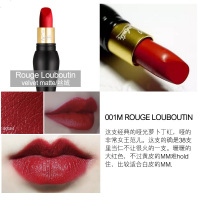 Christian Louboutin克里斯提CL萝卜丁丝滑口红显色唇膏 女王权杖口红001M 送女友送老婆生日礼物