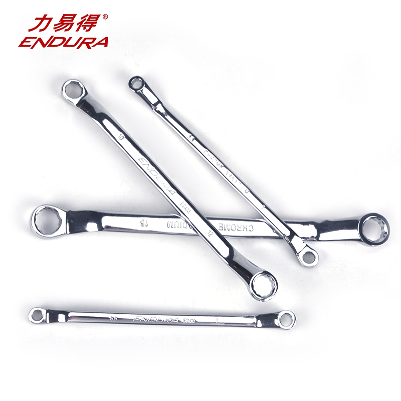 力易得(ENDURA)全抛光铬钒钢双头梅花扳手 22*24mm 货号E2447