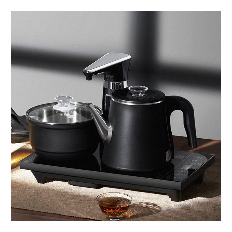 烧水器热水壶断电玻璃家用自吸抽水式电茶壶黑色防烫全自动烧水消毒锅