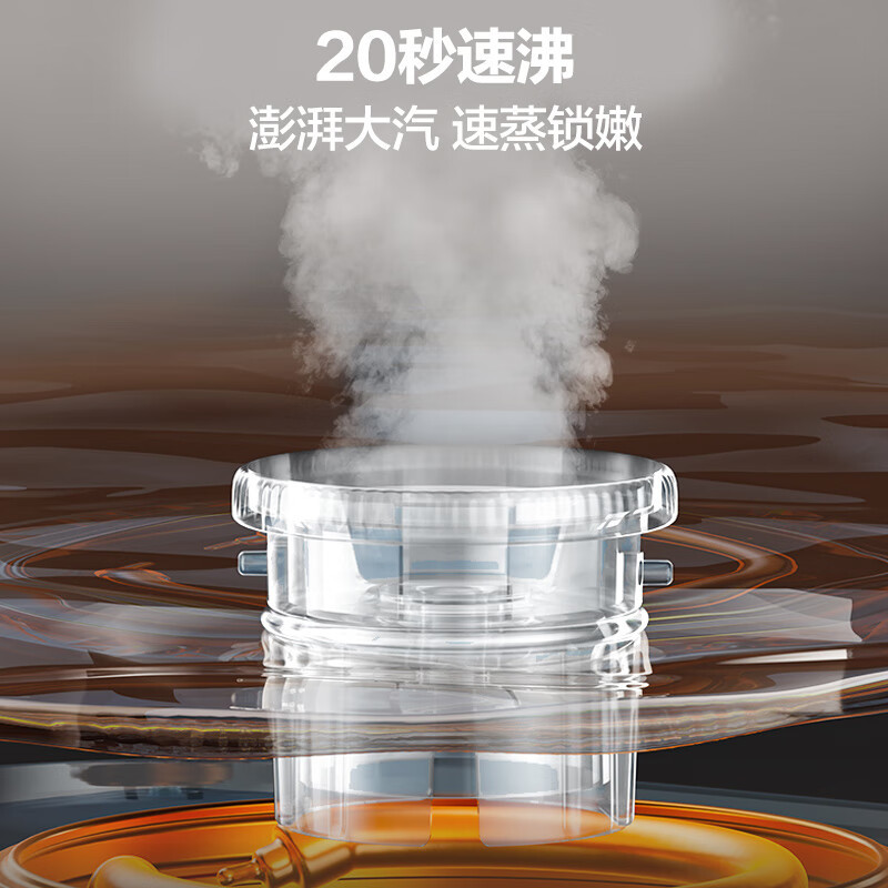 苏泊尔(SUPOR)电蒸锅 多功能锅 炖蒸煮一体早餐机家用多功能电热锅蒸鱼馒头包子抗菌不粘蒸锅 ZN30FC981