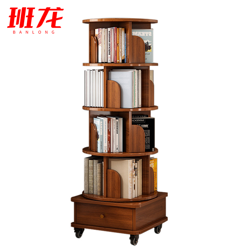 班龙旋转书架五层个高清大图