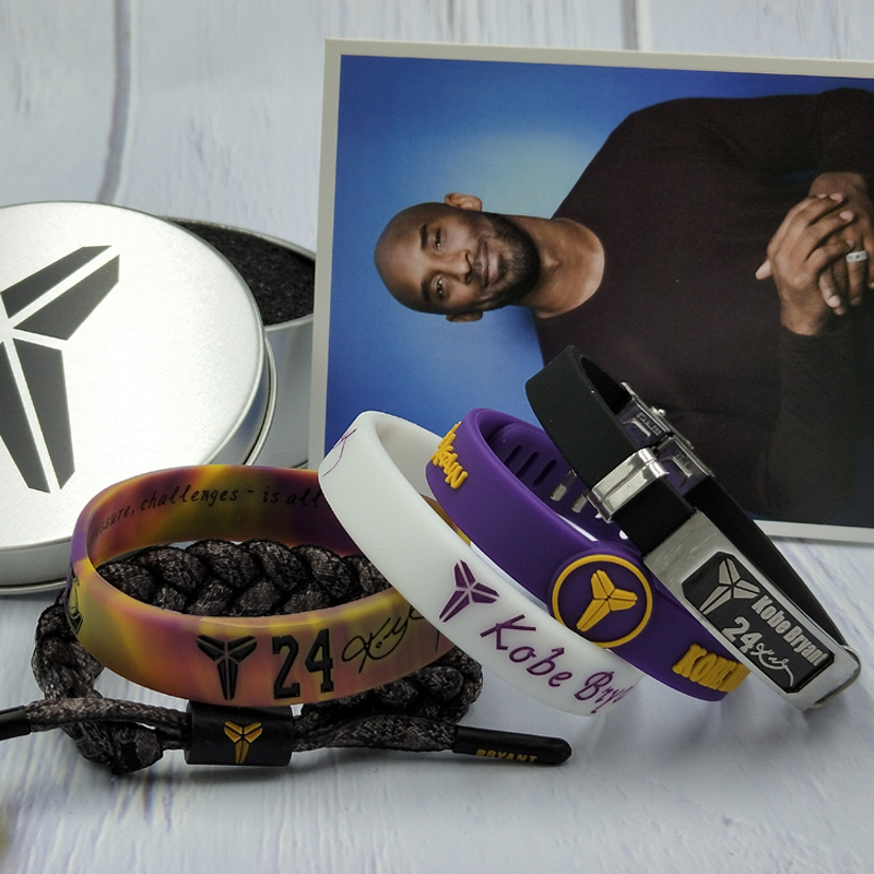 篮球手环套装手链詹姆斯欧文威少库里运动男夜光硅胶手环视频