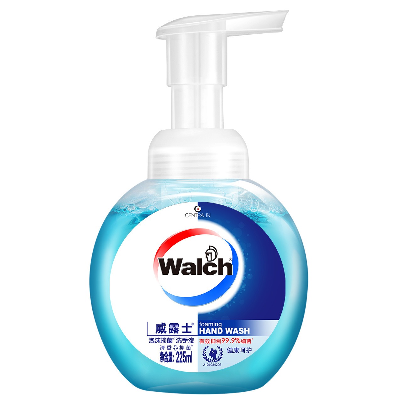 威露士泡沫洗手液225ml抑菌99.9%清香型健康呵护清洁杀菌儿童家庭