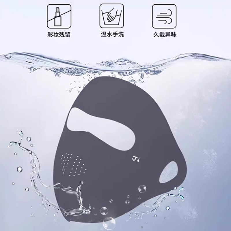 [补贴10%]新款基尼全脸防晒面罩女夏季防紫外线冰丝轻薄透气护眼角口罩高清大图