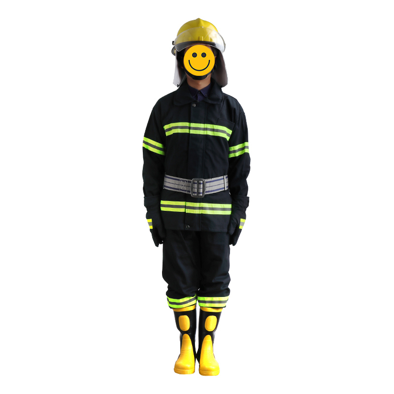 宏兴02款消防服套装阻燃服消防员战斗服XXL号身高1.85米 靴子41码火灾抢险救援服消防头盔消防手套消防腰带消防靴