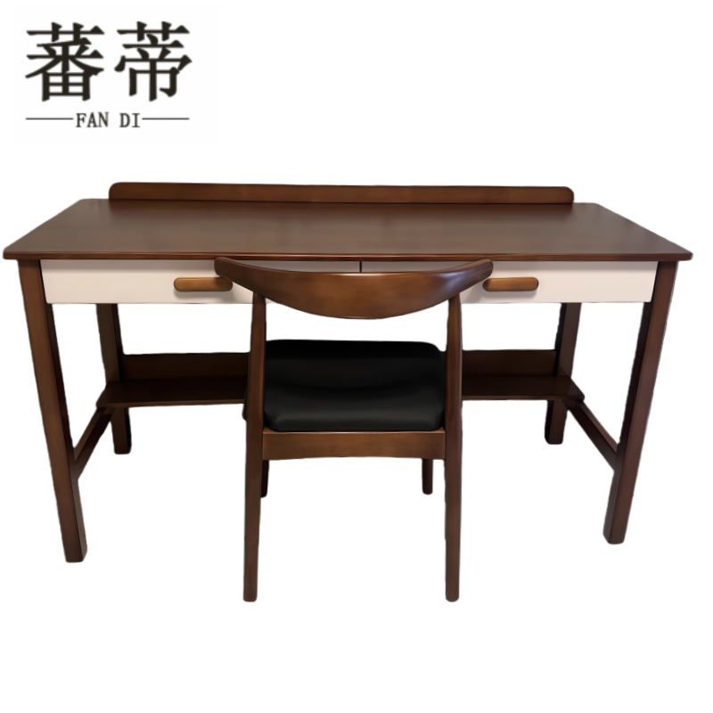 蕃蒂书桌一桌一椅1米套高清大图