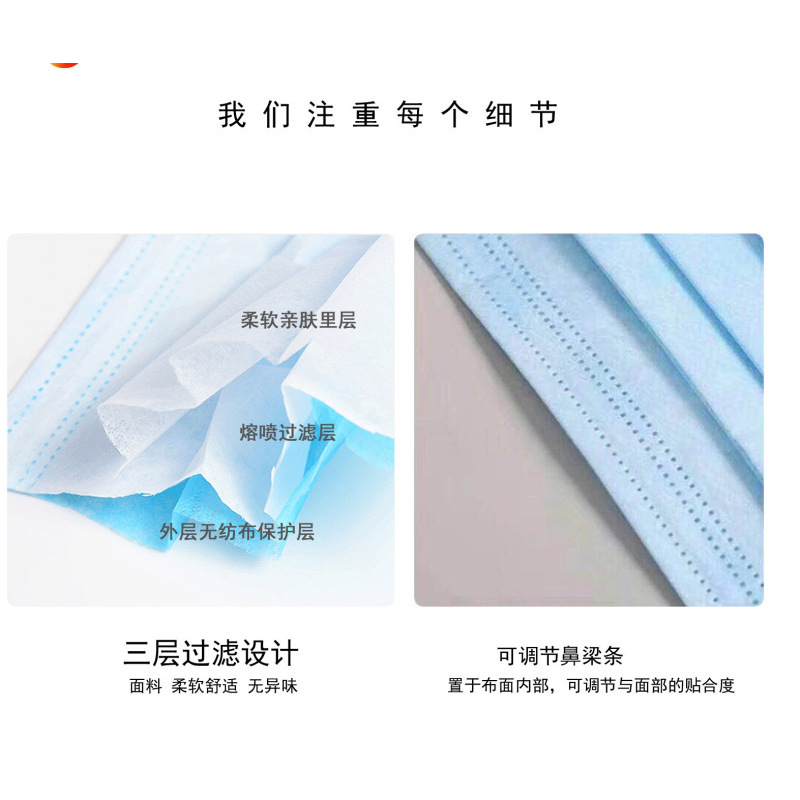 星沣一次性医用使用口罩 200个(1000个起拍)