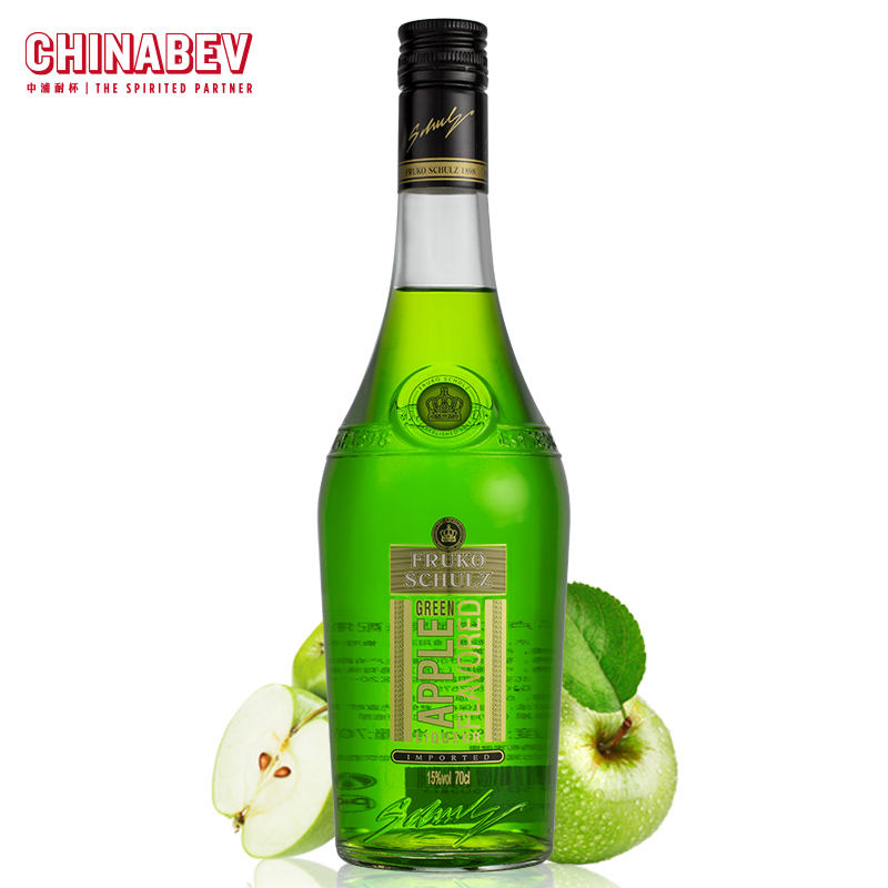 原装进口洋酒孚卢克绿苹果利口酒力娇酒配制酒700mlliqueur参数