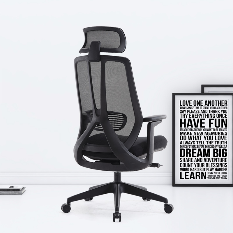 臻远ZY-7820 办公椅人体工学椅转椅电脑椅 白色3D升降扶手高清大图