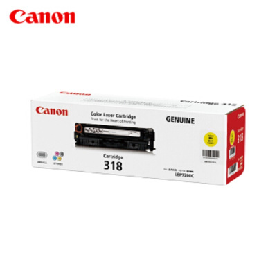 [精选]佳能(Canon)CRG-318 Y 黄色硒鼓适用LBP7200cd/7200cdn/7660cdn