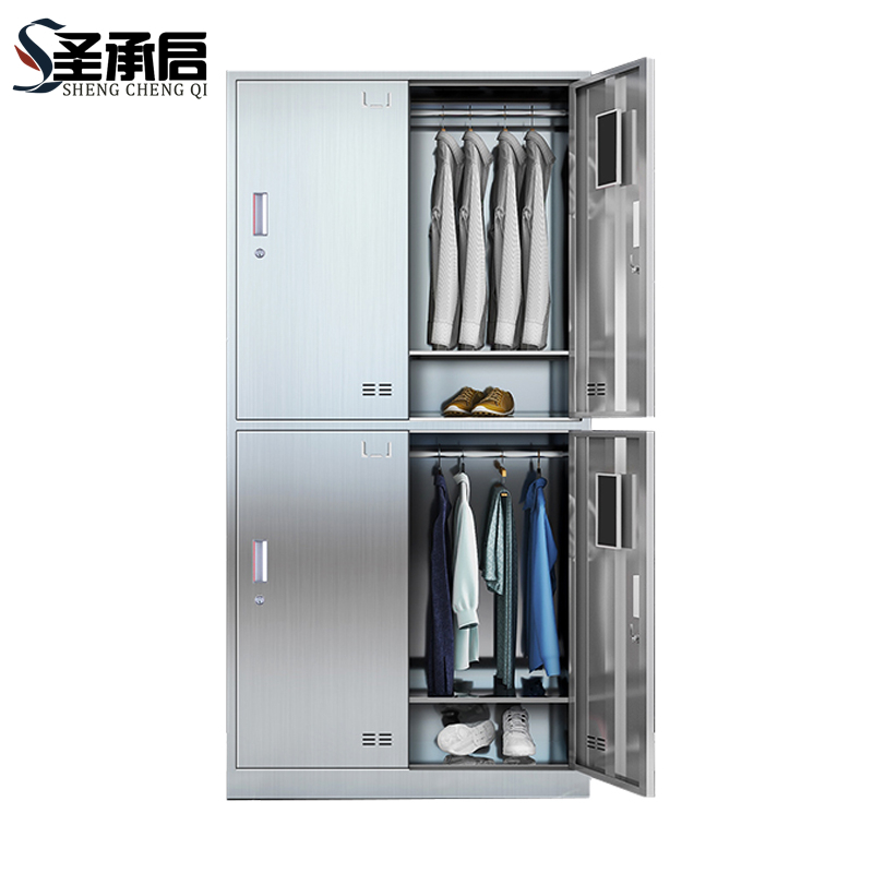 圣承启 不锈钢工具柜 四门台高清大图