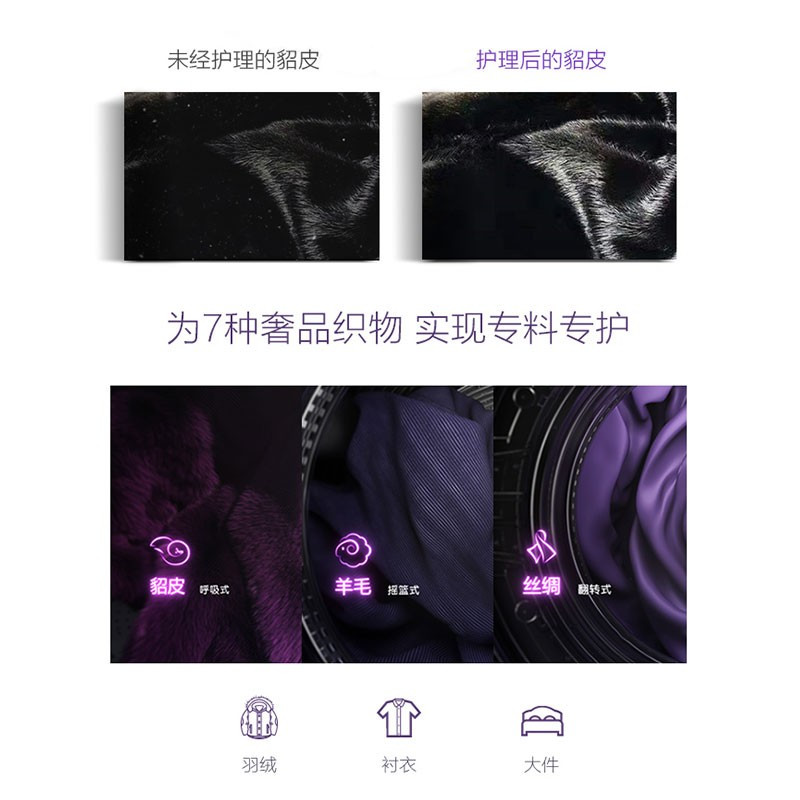 卡萨帝(Casarte)纤诺 10公斤 家用滚筒洗衣机 洗烘一体机 直驱变频 晶彩触控屏 C1 HD10P3EU1