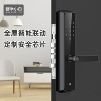 创米小白指纹锁智能锁密码锁家用电子锁防盗门锁手机远程米家APP蓝牙防猫眼门锁 创米小白智能门锁C1
