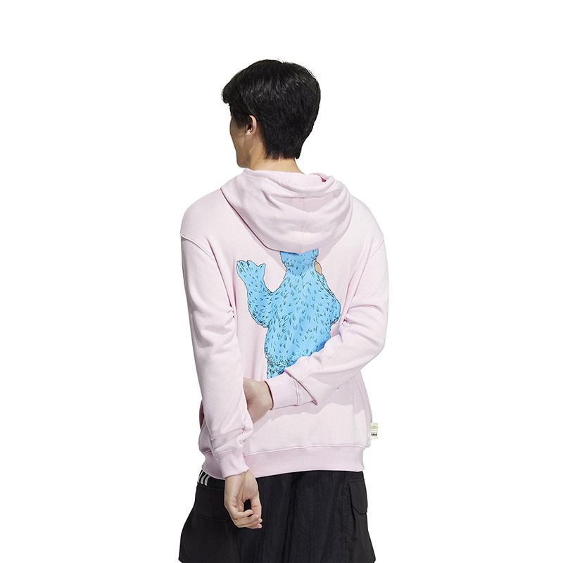 adidas neo x sesame street/芝麻街动漫图案印花卫衣hm9947