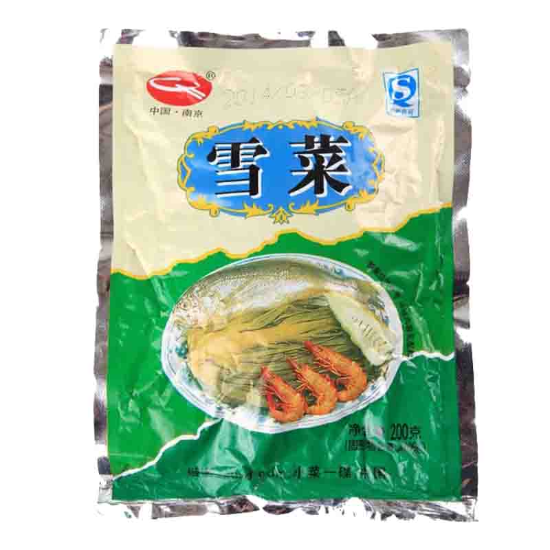 小菜一碟 雪菜 200g袋装 榨菜 下饭菜 面条泡面好搭档