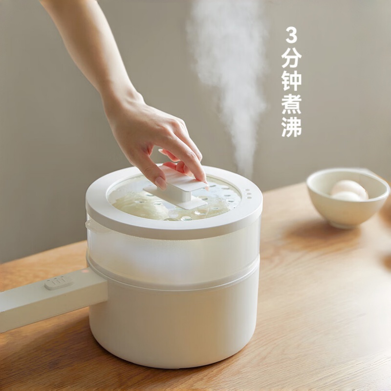 olayks.立时 电煮锅(带蒸笼)2L OLK-01-10(单位:台)高清大图