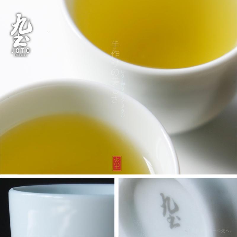 景德镇禅意白釉品茗杯 陶瓷小茶杯 日式功夫茶具 影青小茶盅