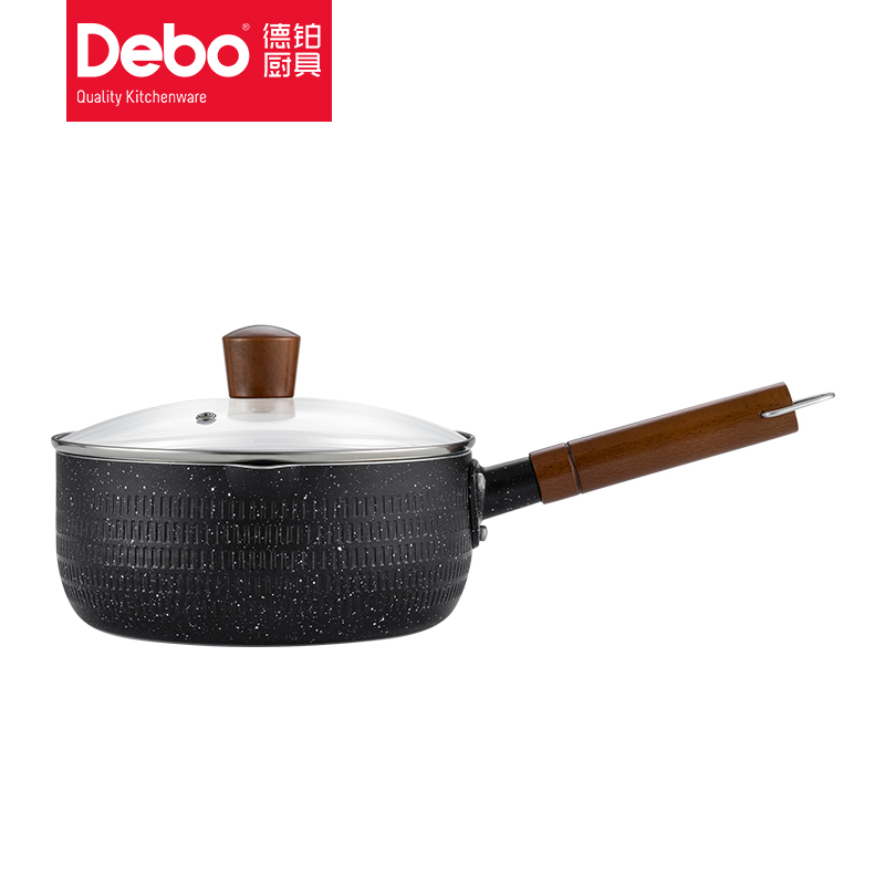 Debo德铂艾瑞莉娅不粘雪平锅奶锅20cmDEP-678