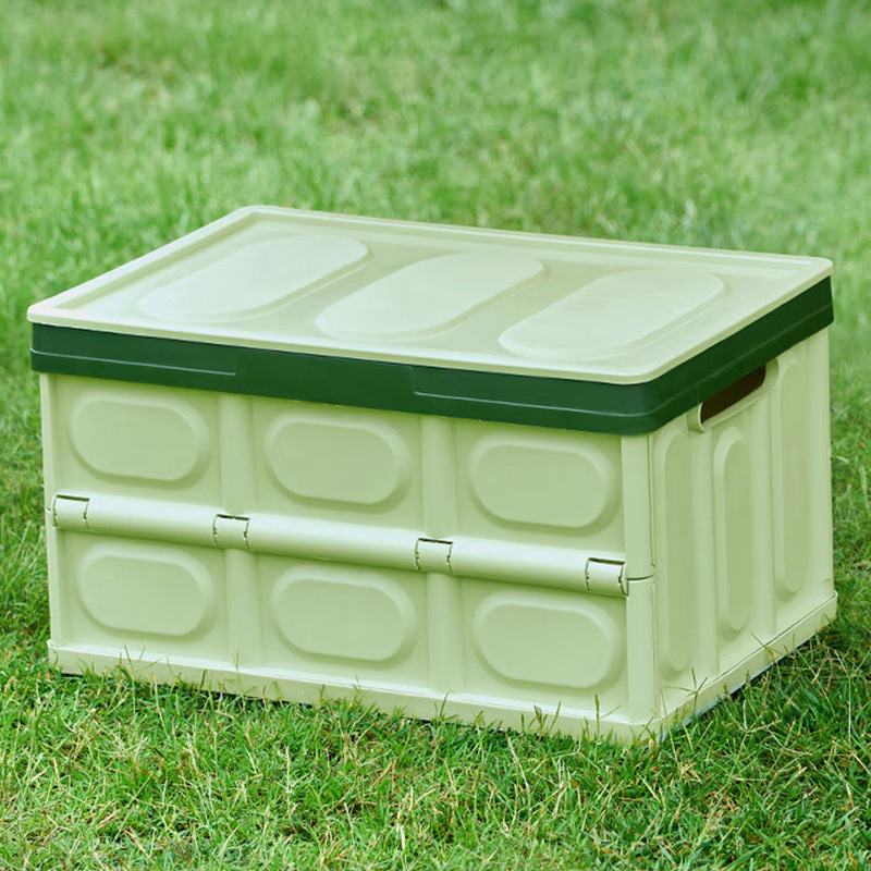 尚烤佳收纳箱30L折叠收纳方便携带镂空提手青柠系列LS-677高清大图