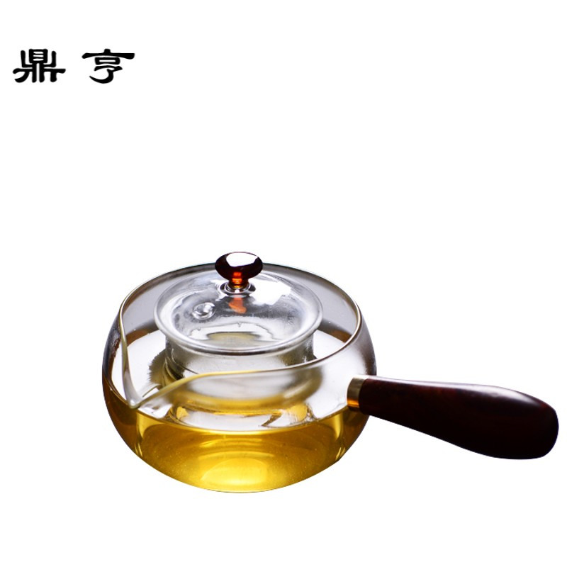 鼎亨耐热玻璃壶煮器茶壶泡茶壶茶器侧把迷你加厚煮水壶养生壶
