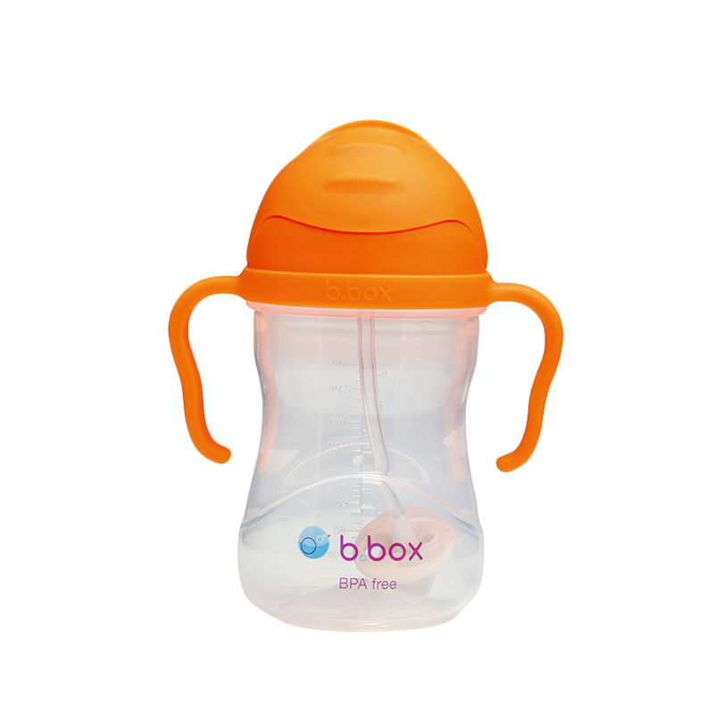 b.box sippy cup重力水杯- 荧光橙