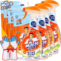 威猛先生(Mr Muscle)厨房重油去污净875gx4组家用组合套装厨房除油强力去油污