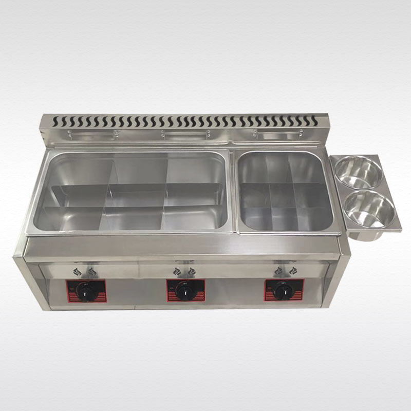 油炸锅商用燃气炸炉薯条油炸机麻辣烫机关东煮机煮面炉炸油条小吃