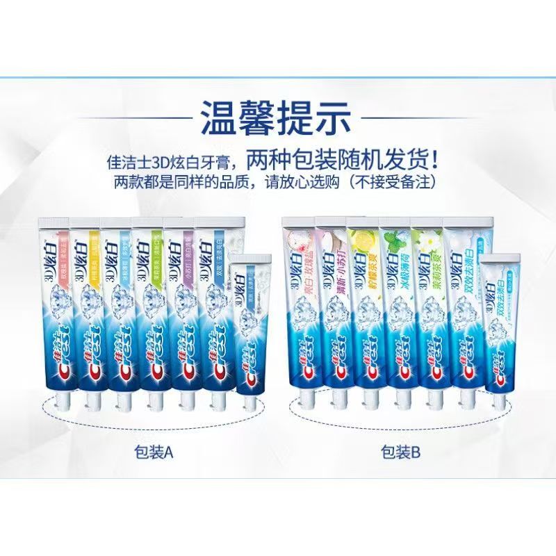 佳洁士3D炫白清新小苏打牙膏120g(单位:支)高清大图