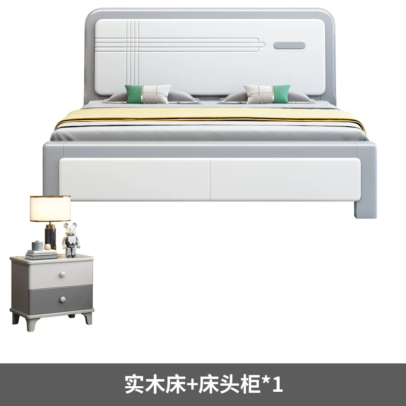 简约床实木床高清大图