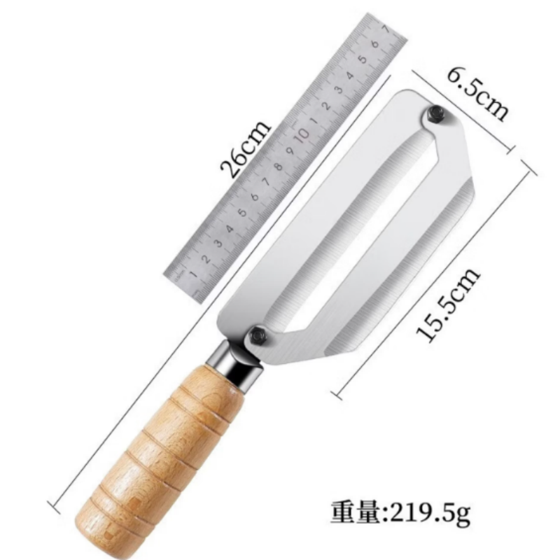 派莱斯(PLYS)刀尖角度≥60度,刃长150(含)-220mm 传统木柄甘蔗刀高清大图