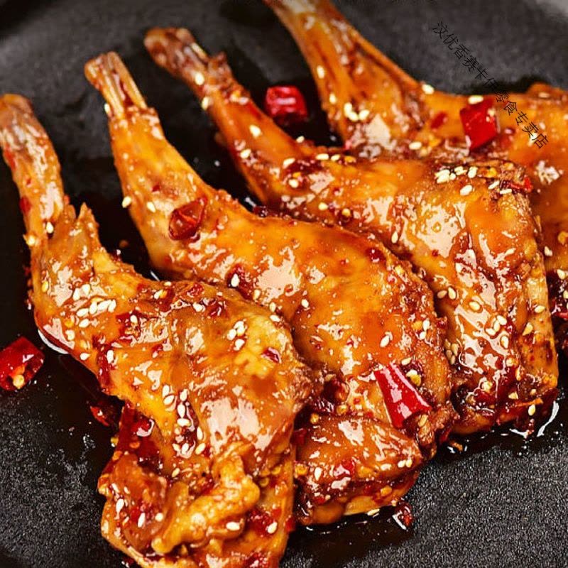 麻辣大兔腿特产兔肉零食网红小吃开袋即食兔腿另售兔头冷吃兔图片