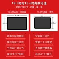 InAndOn点歌机X3 2T 15.6红外桌面一体机110V通用 家庭ktv点歌机触摸屏主机一体机点歌台卡拉OK家用