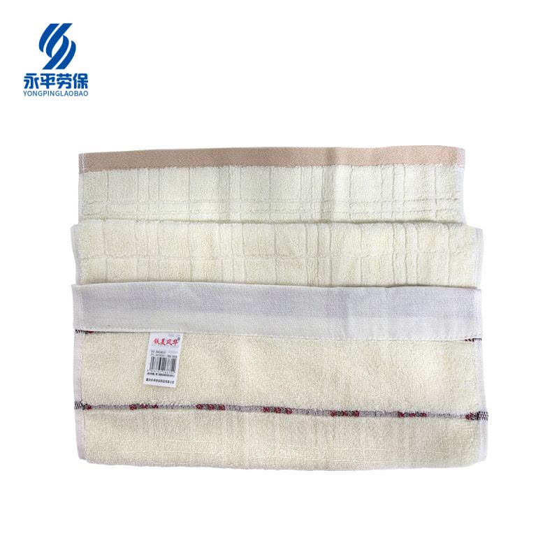 铁美风华 格纹纯棉毛巾 34*74CM 单包装 1条图片