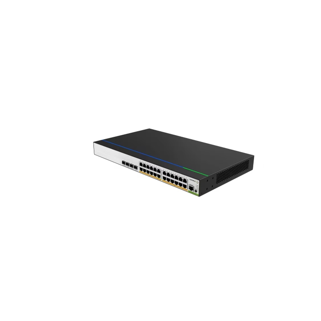 信锐 蜂速交换机 HS5100-28X-SI-24T 支持全端口线速转发 黑色 台高清大图