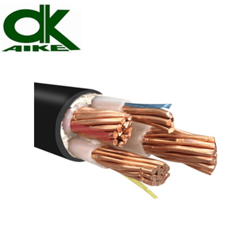 AIKE 铜芯电力电缆 YJV22-0.6/1KV-3*10+1*6/米