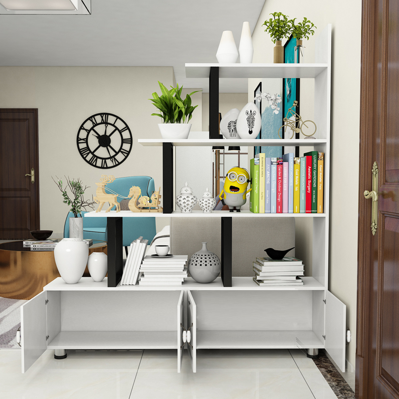 入户玄关柜闪电客客厅隔断简约现代双面屏风鞋柜一体小户型厅装饰酒柜