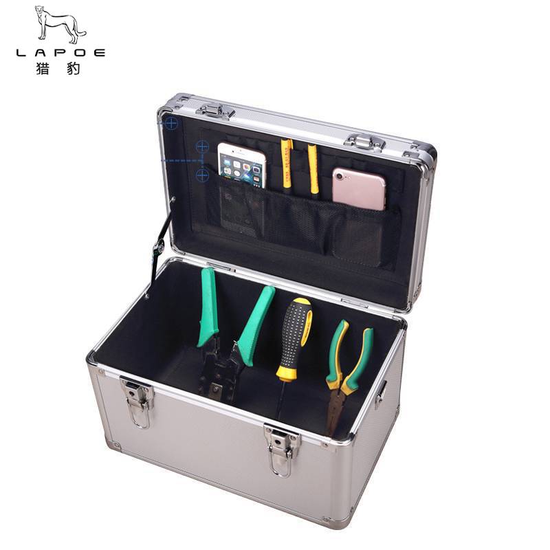 猎豹 铝合金工具箱 仪器收纳箱 大号44x30x31cm/个高清大图