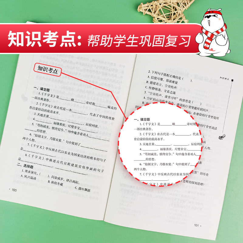 千字文 [正版]千字文原版全解时代文艺出版社周兴嗣著纪锴译青少年初中生版经典名著译注无障碍阅读彩插励志版名师导读后感无障高清大图
