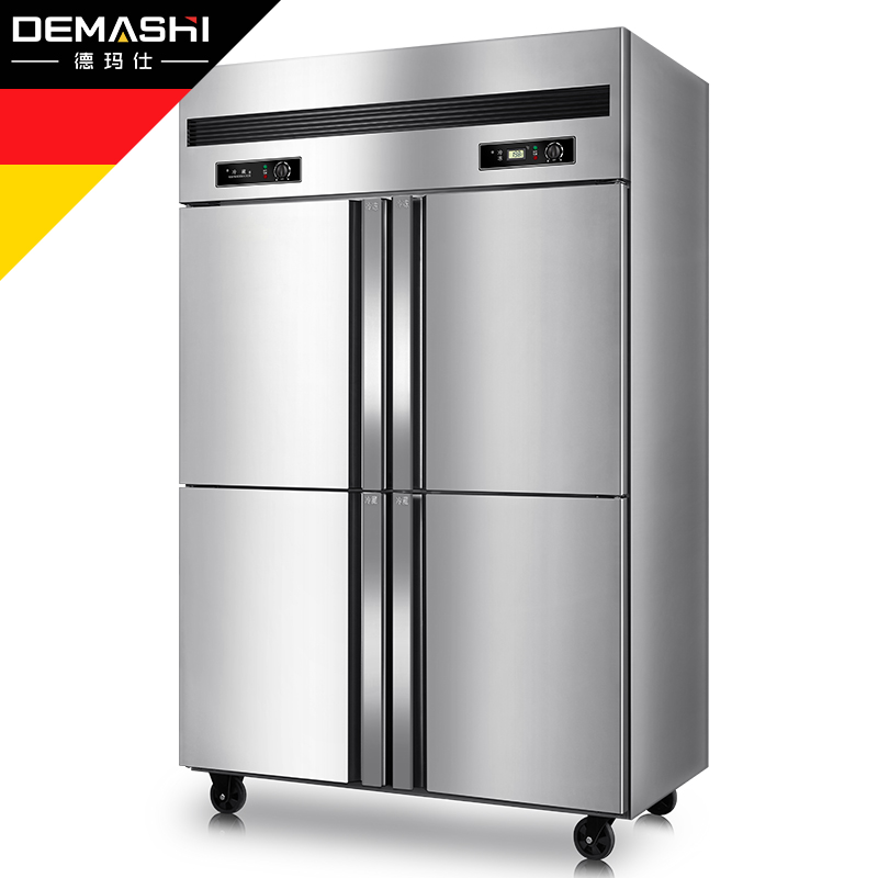 德玛仕(DEMASHI) 四门冰柜 商用冰柜 展示柜 冷冻柜 立式冰箱 商用冷柜 四门-BCD-900A双温 冰箱 冰吧高清大图