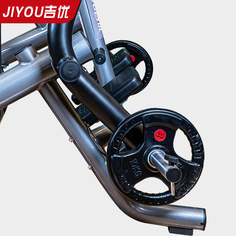 吉优JY-M06坐姿划船训练器健身房商用综合训练器械(不含杠铃片)高清大图