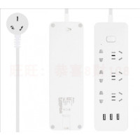 公牛(bull) GN-UUA156多功能插座 小白USB10A智能插座(全长3米) 2个起订 单个价格