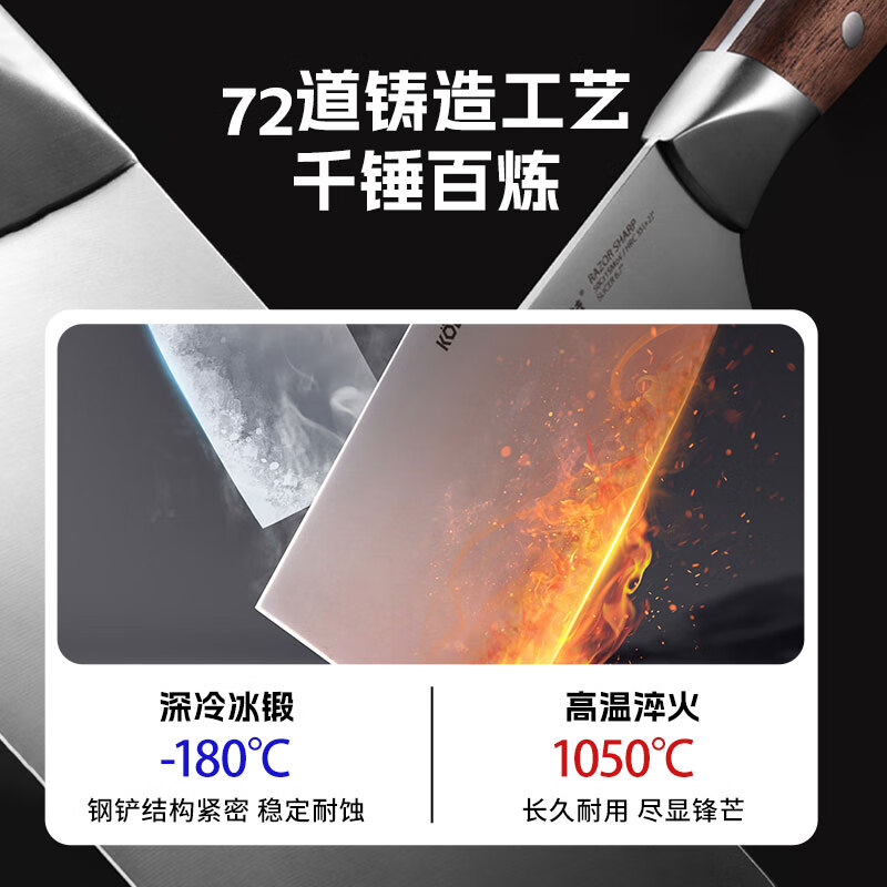 康巴赫(KBH)康巴赫凌锋系列刀具6件套高清大图