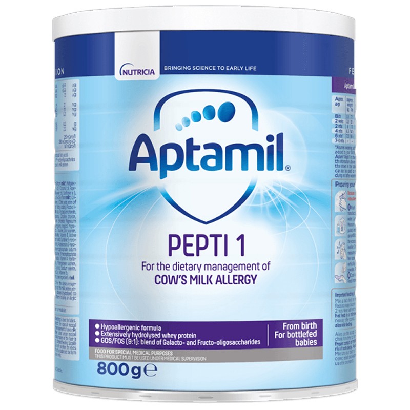 有效期到26年1月-英国爱他美深度水解pepti 1段奶粉防过min低乳糖水解特配奶粉800g高清大图