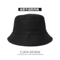 大头帽子女大码60cm大头围脸大适合的帽子圆脸水桶帽盆栽帽鱼夫帽 短檐款黑色 中码(54-58cm)