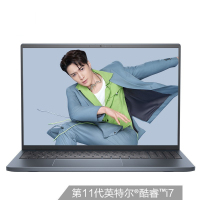 戴尔(DELL)灵越7610轻薄本 16英寸防蓝光笔记本电脑专业独显 11代酷睿i7-11800H 16G内存+512G高速固态 RTX3050/4G独显 3K屏 高色域