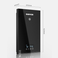 格林姆斯(GLEMOS)GL10-黑色 即热式电热水器恒温速热变频家用小型触摸屏精准控温