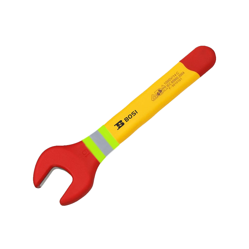 波斯(BOSI) 荧光系列VDE绝缘开口扳手 24mm 把高清大图
